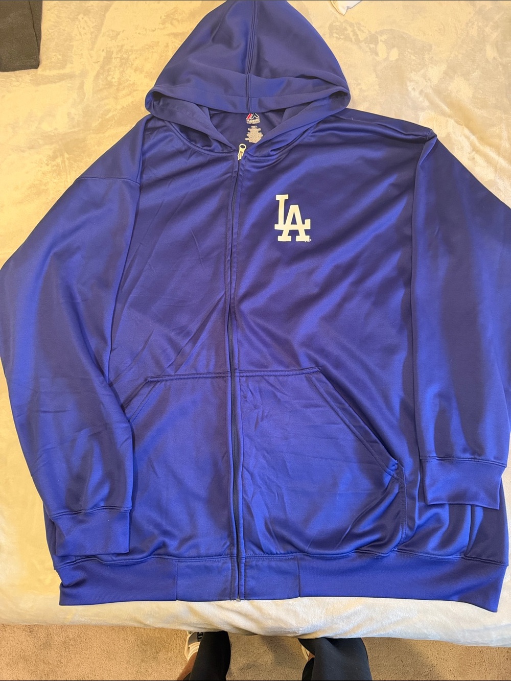 Majestic LA Dodgers Full-Zip Hoodie - Blue